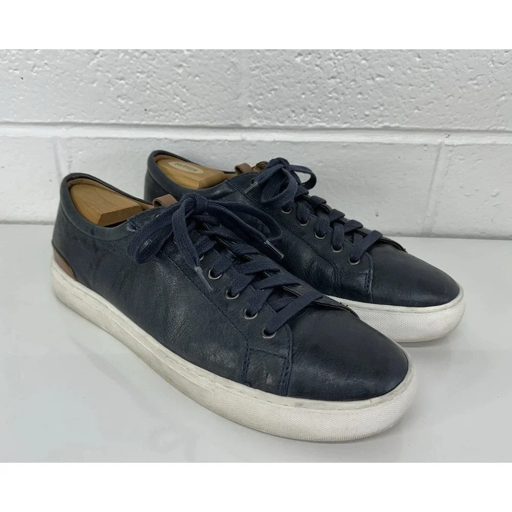 Johnston & Murphy Men's Banks Lace-To-Toe Retro Style TruFoam Navy -‎ Size 12M